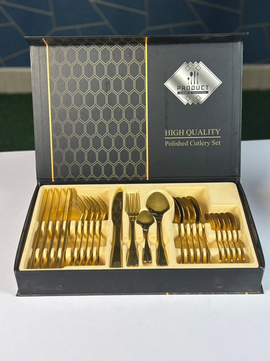 Royal Gold Cutlery Set