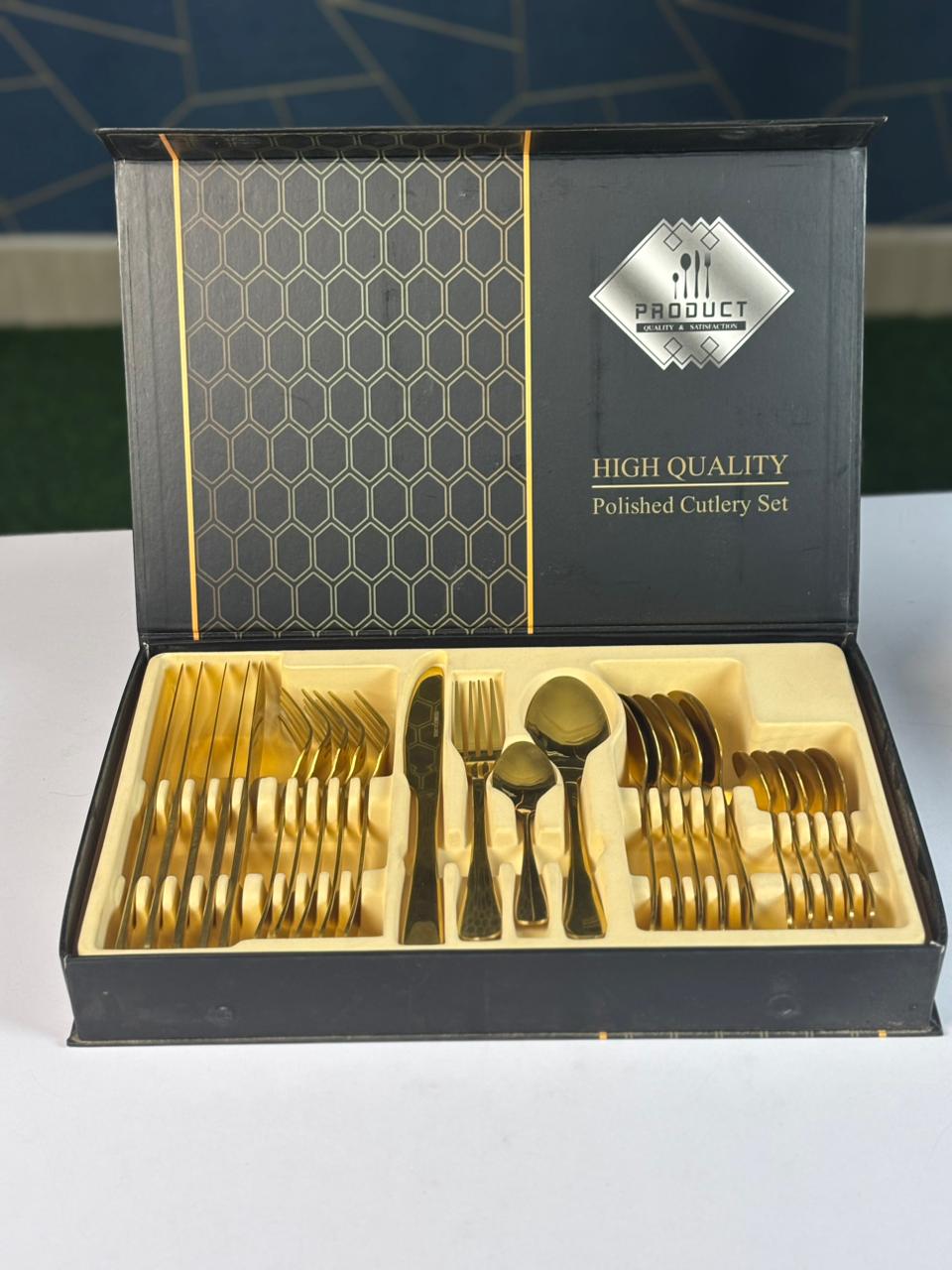 Royal Gold Cutlery Set
