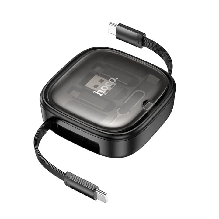 Hoco U140 6-in-1 Retractable Charging Cable Set