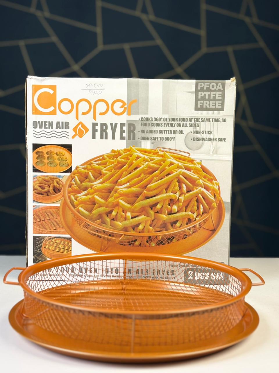 Copper Oven Air Fryer (2 Pcs Set)