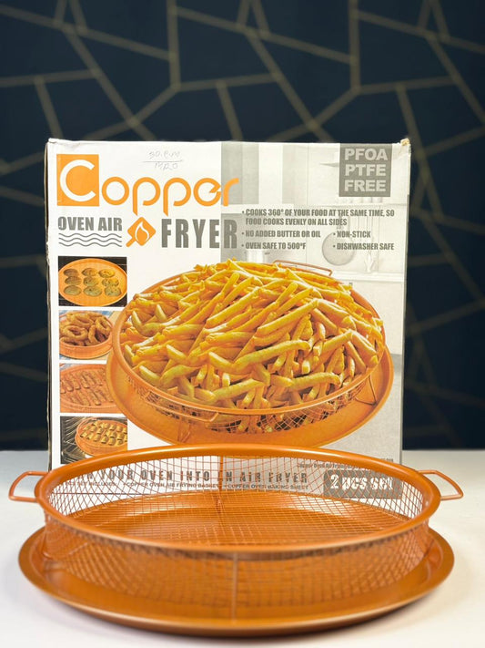 Copper Oven Air Fryer (2 Pcs Set)