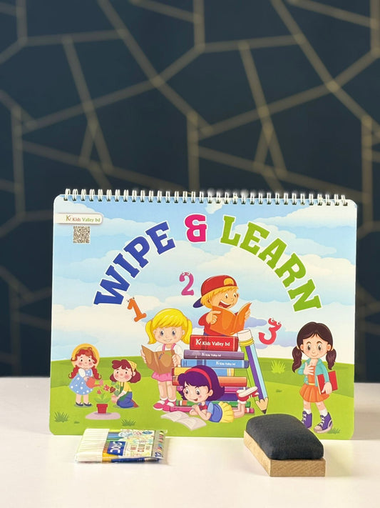 The Wipe & Learn Educational Book