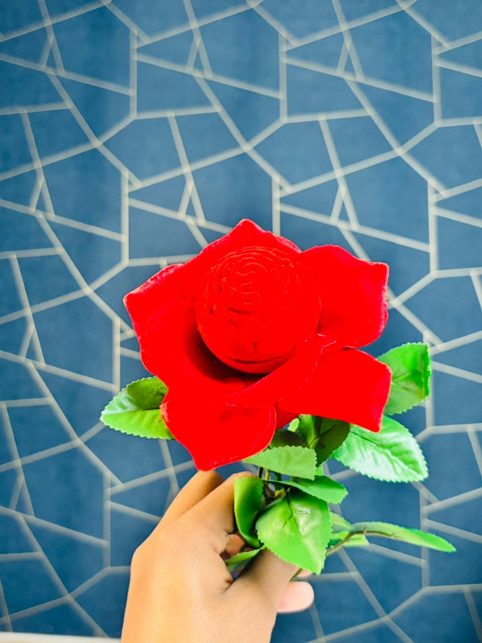 Red Rose Ring Box