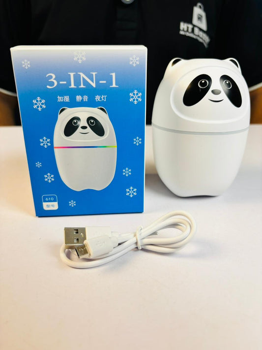 Mini Panda-Shaped Humidifier With A Night Light