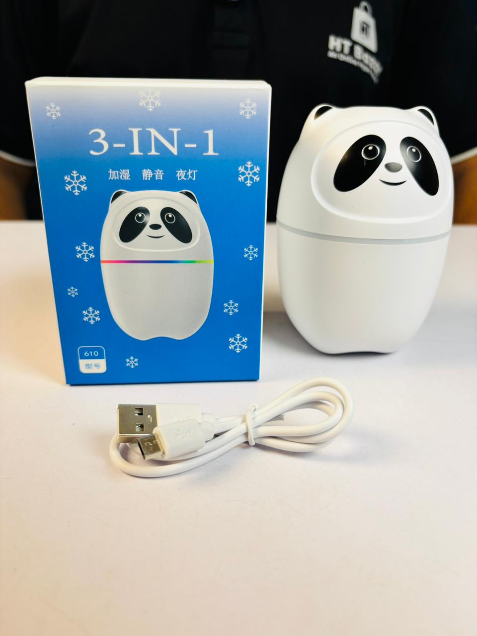 Mini Panda-Shaped Humidifier With A Night Light