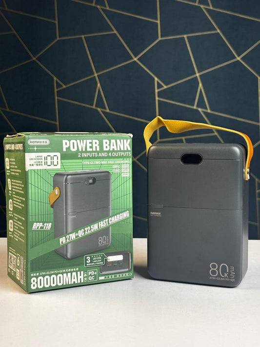REMAX Piloteer Series 80000mAh Power Bank