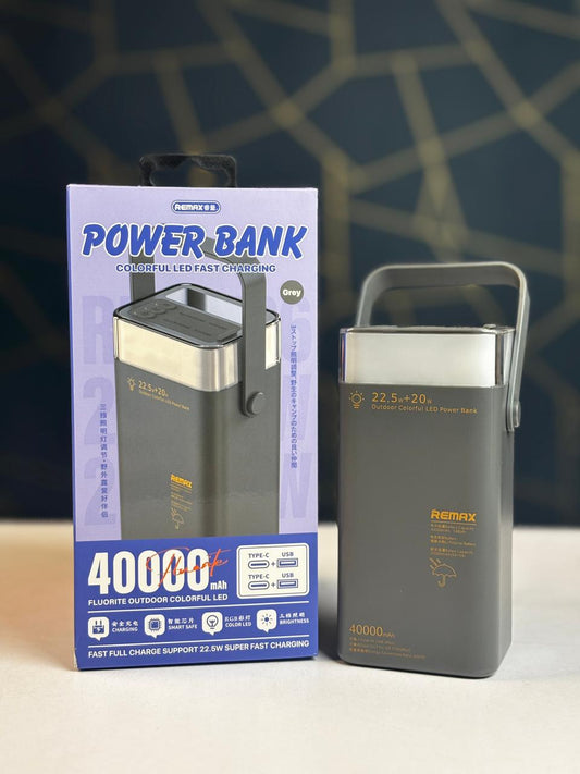 Remax Fluorite Series 40000mAh Colorful LED Power Bank