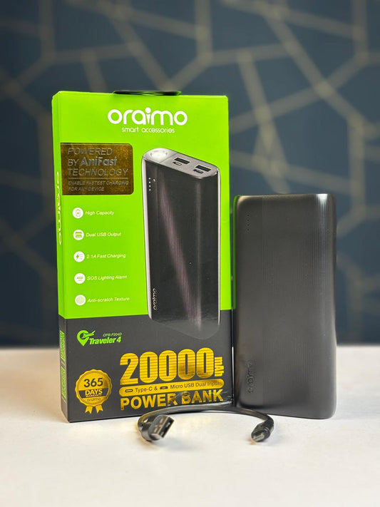 Oraimo Traveler 4 OPVP420 Power Bank 20000 mAh