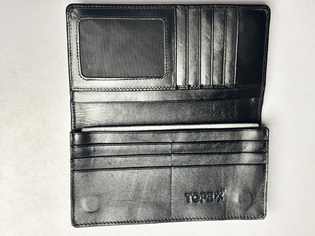 Topex Original Leather Premium Magnetic Long Wallet