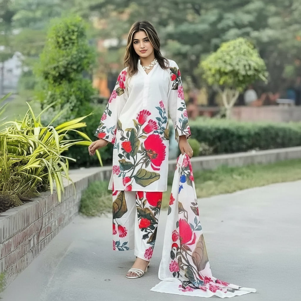 কটন থ্রিপিস কালেকশন ৫৫০/সেট COTTON THREEPIECE COLLECTION 550/SET