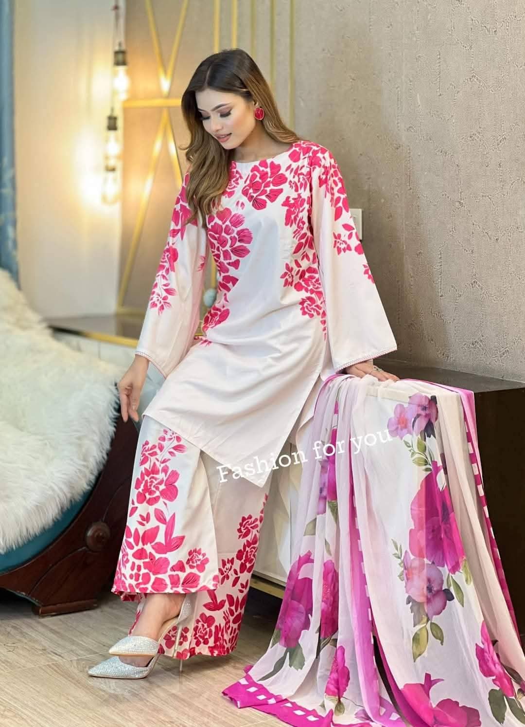 কটন থ্রিপিস কালেকশন ৫৫০/সেট COTTON THREEPIECE COLLECTION 550/SET