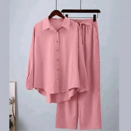 ২৯০ টাকা/সেট ২ পিস শার্ট আর প্যান্ট সেট মেয়েদের জন্য 290TK/Set 2 Piece Shirt And Pant Set For Women