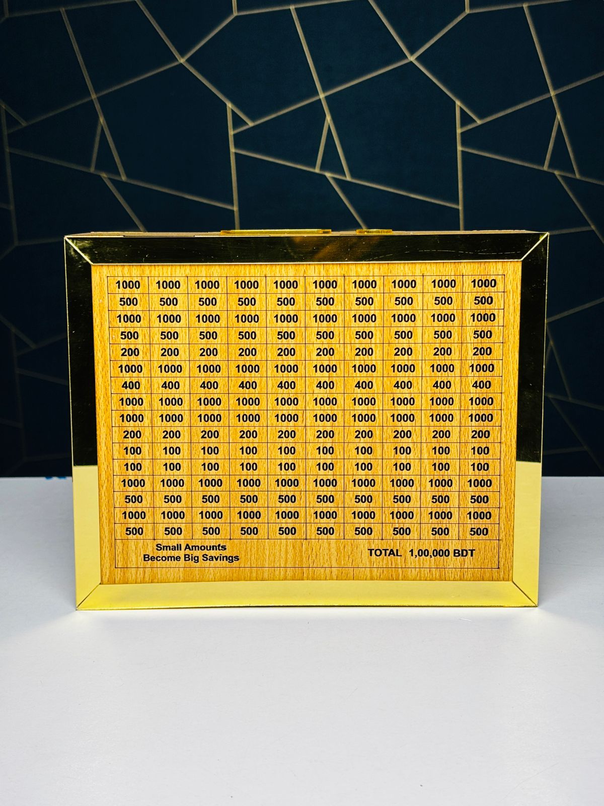 Wooden Money Saving Box (Piggy Bank)