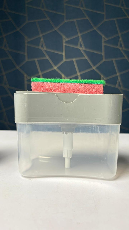 Soap Pump And Sponge Caddy (2-in-1)