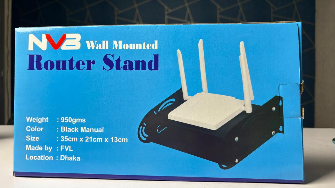 NVB Wall Mounted Router Stand