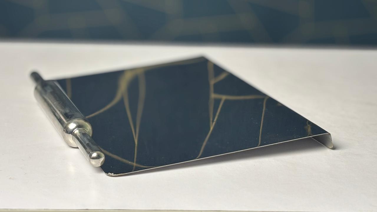 2 In 1 Stainless Steel Chopping Board And Belon