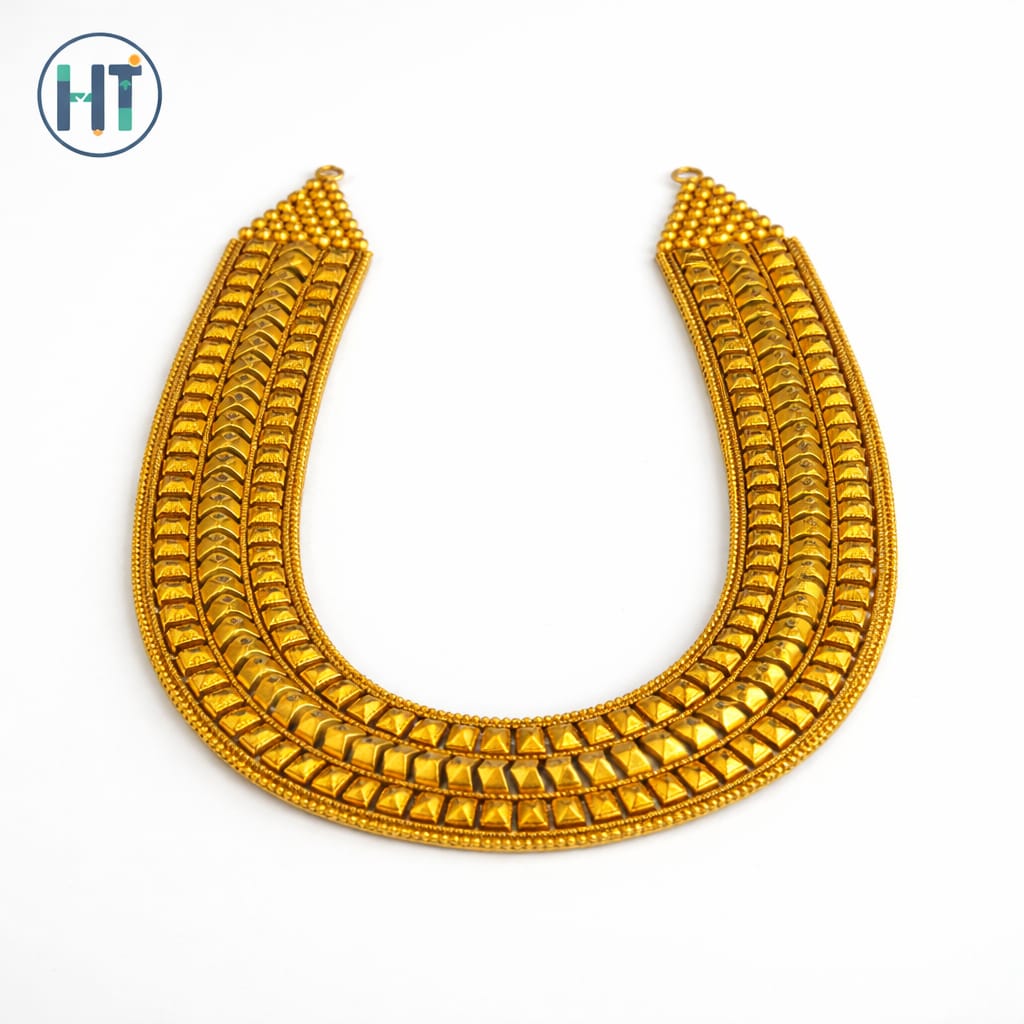 Matte Gold Long Sita Haar Set