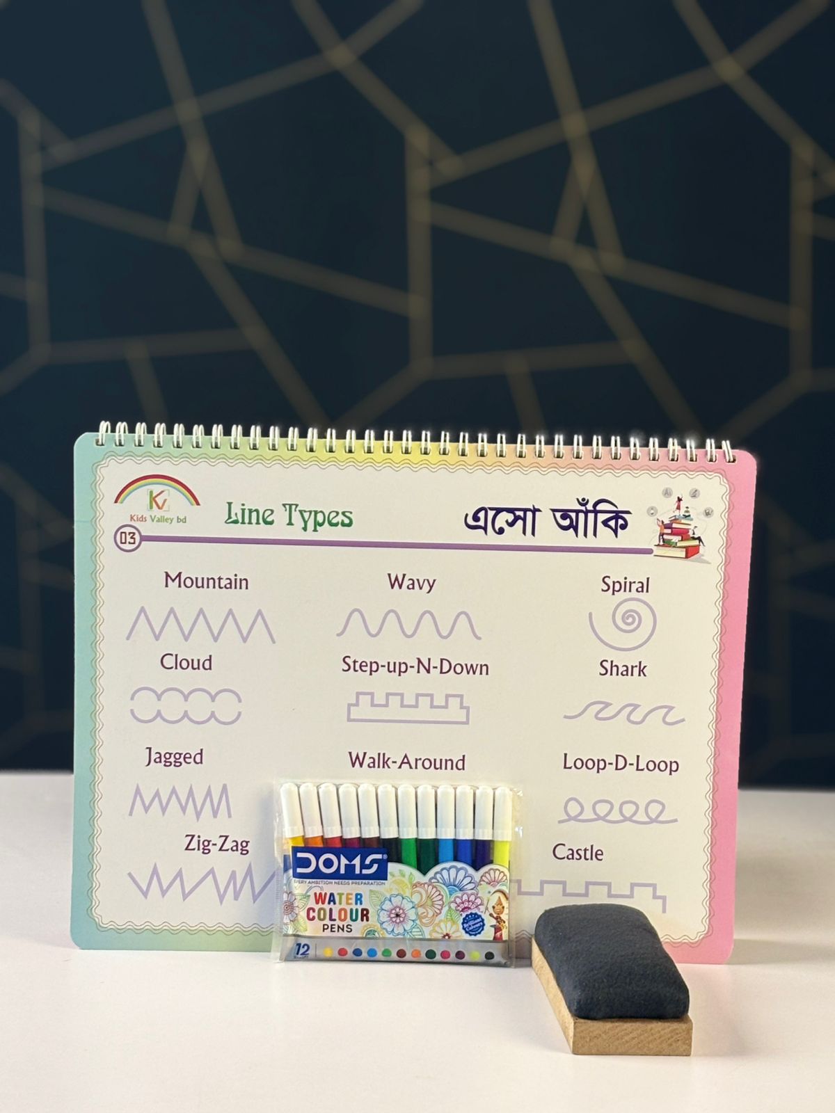 The Wipe & Learn Educational Book