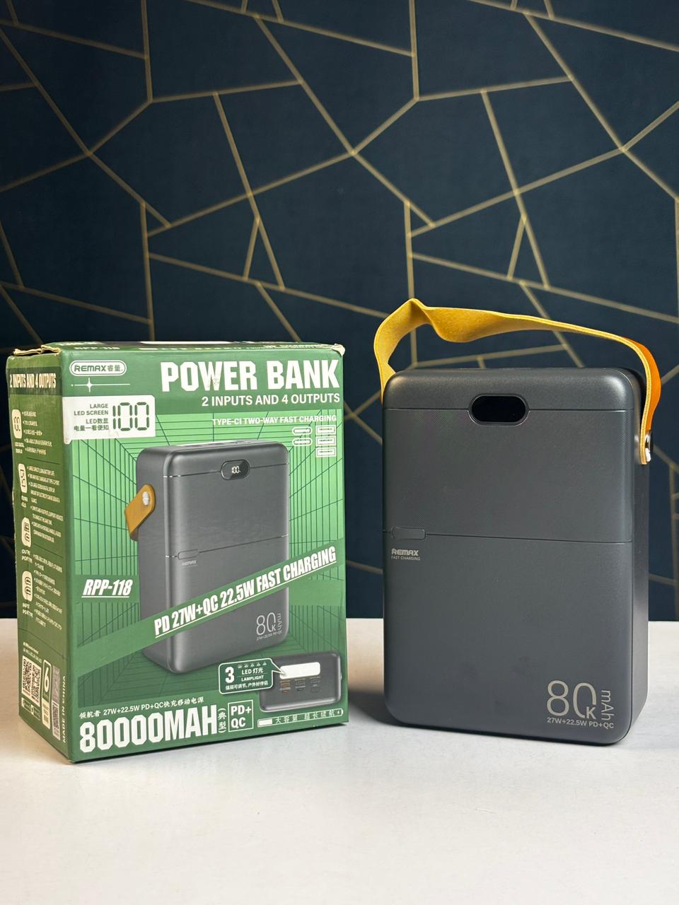 REMAX Piloteer Series 80000mAh Power Bank