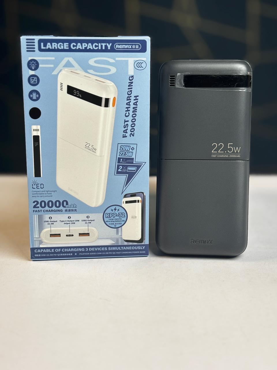 REMAX RPP-72 Piloteer Series 20000mAh Power Bank