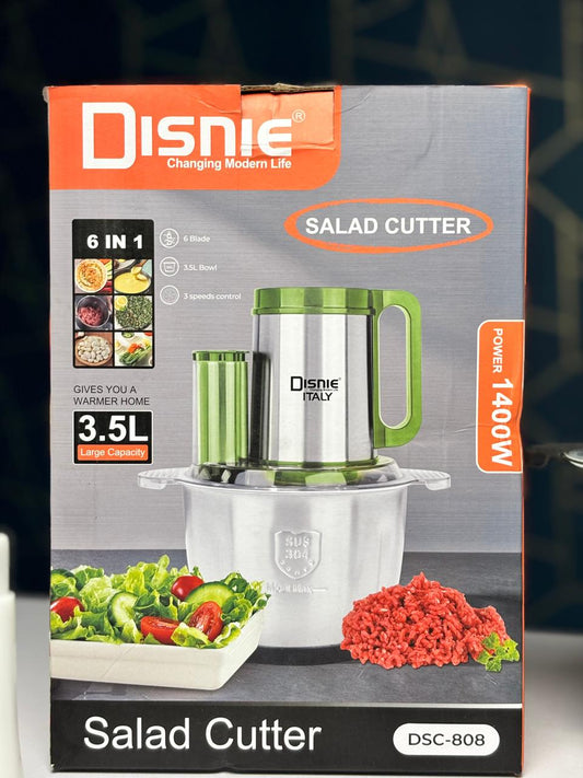 Disnie 6-in-1 DSC-808 Electric Salad Cutter And Food Chopper