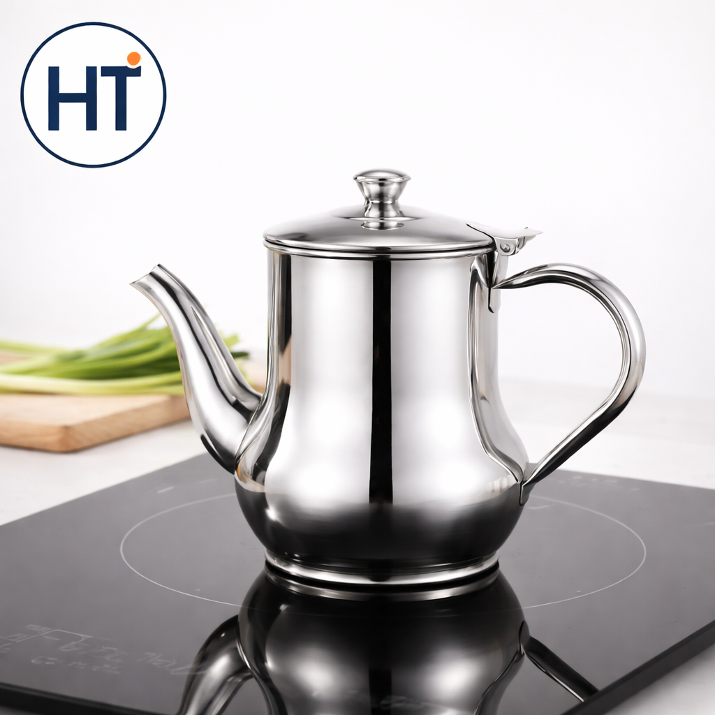 Stainless steel oil strainer pot
