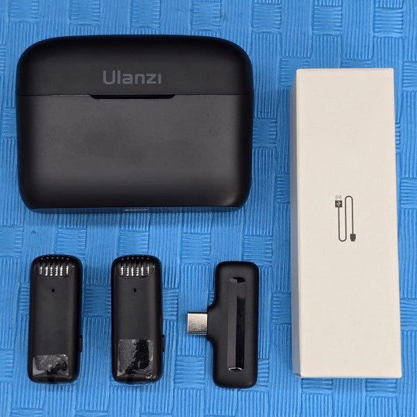 Ulanzi J12 Dual Wireless Microphone with Charging Case For Type-C