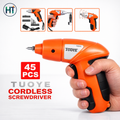45 Pcs Cordless Screwdriver Set