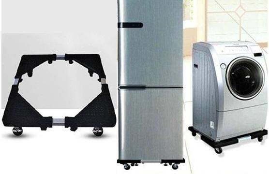 Adjustable Washing Machine & Refrigerator Movable Base Stand