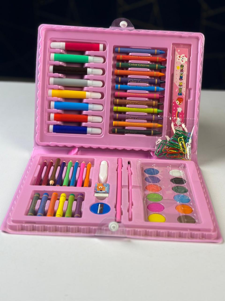 68PCS Portable Art Set Kids Art Supplies Kits for Party Christmas Birthday Gift Kids Girls 5-12 Ages