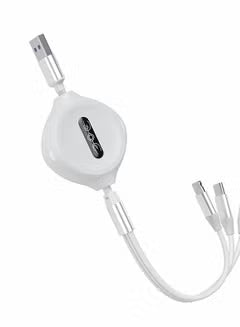 3-in-1 Retractable Charging Cable