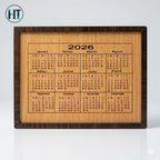Wooden Money Saving Box with  Calendar & 1 Lakh Taka Target