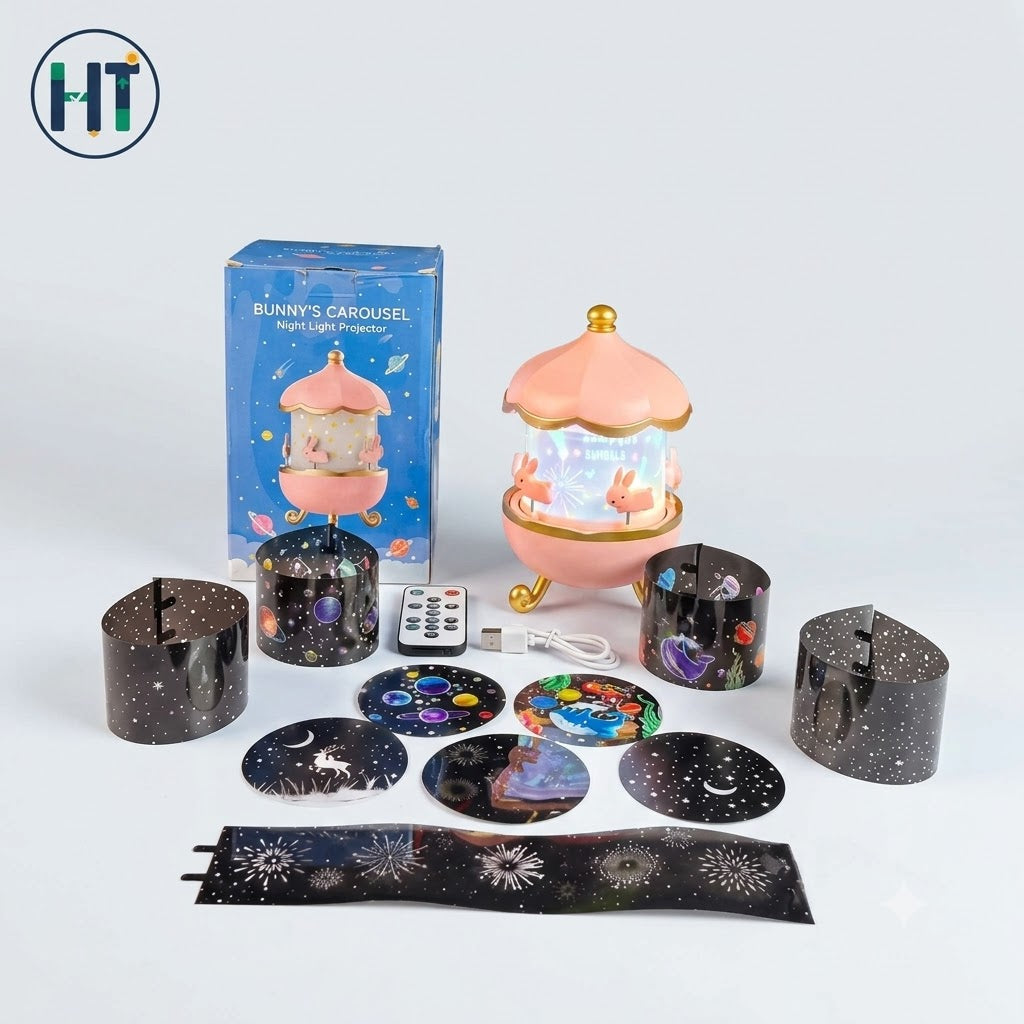 Bunny's Carousel Night Light Projector