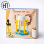 Retractable Plastic Bowl And Dish Organizer