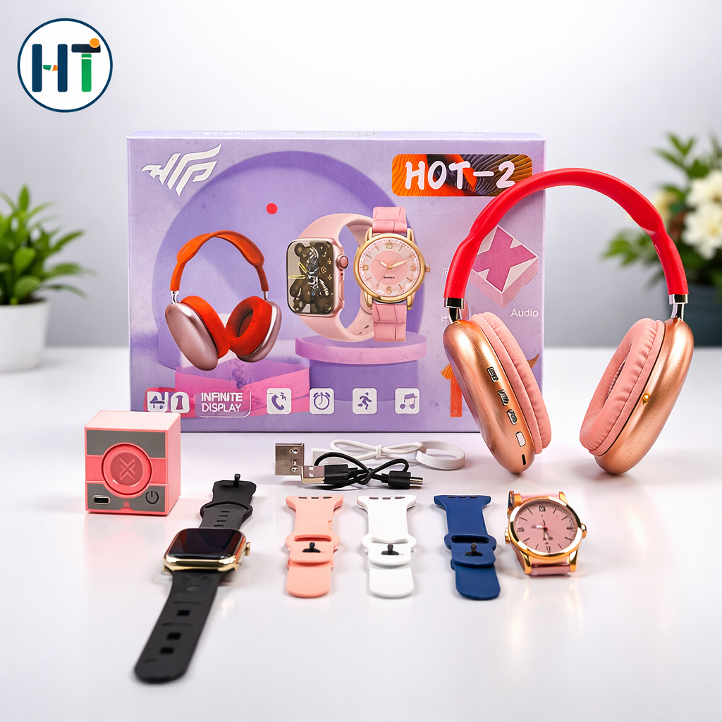 HOT-2 Rubik's Cube Audio 10 Series Smart Watch Combo