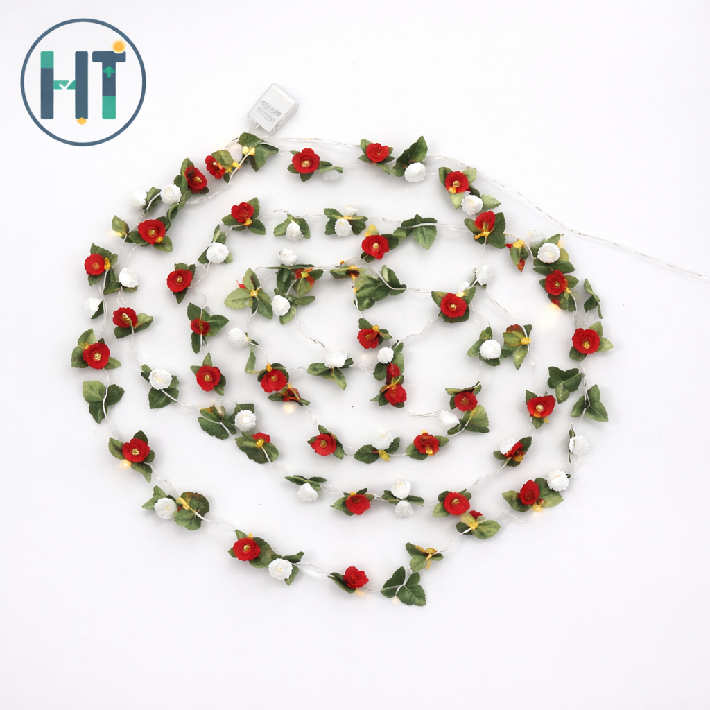 Rose Light With Green Leef