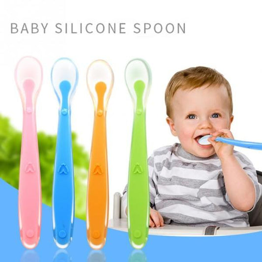 Baby Silicone Spoon - HT Bazar