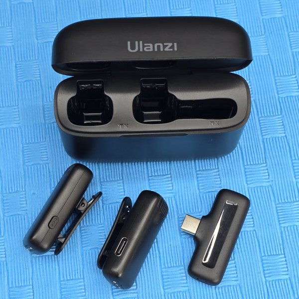 Ulanzi J12 Dual Wireless Microphone with Charging Case For Type-C