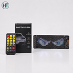 Smart Car LED Sign Display – Bluetooth Programmable Flexible Pixel Screen (18cm USB Powered)