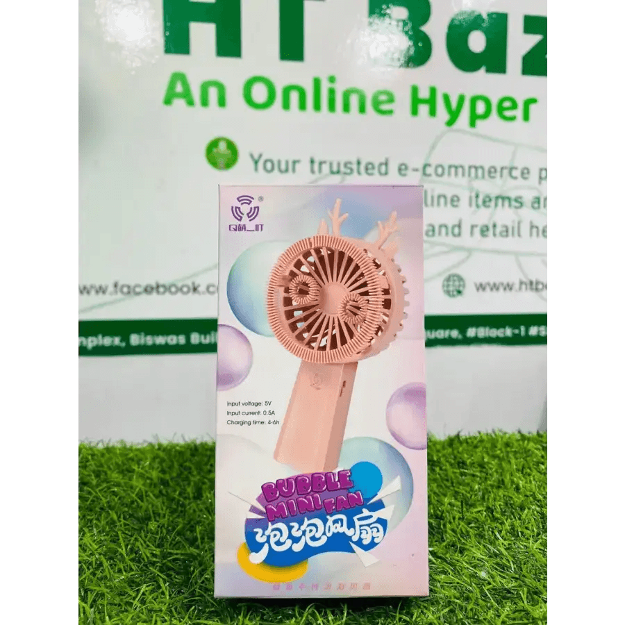 Bubble mini fan - HT Bazar