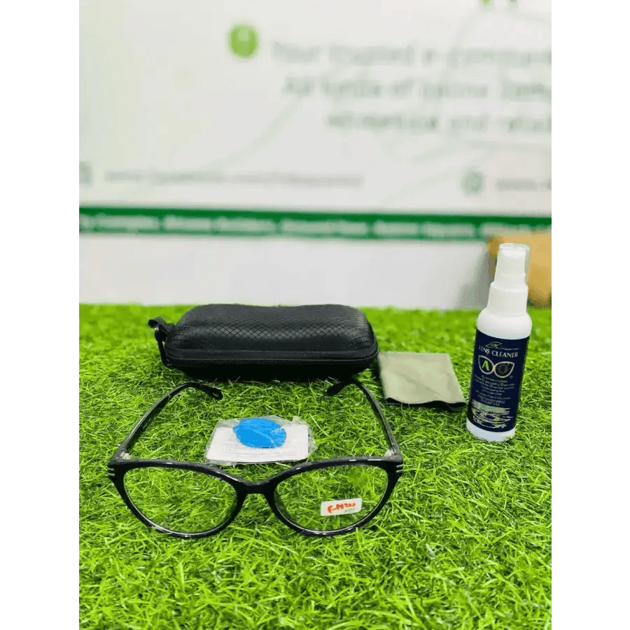 Budget-Friendly Ladies’ Blue Cut Set : Premium Frame, Box, Cleaner & Test Kit! - CODE102 - HT Bazar