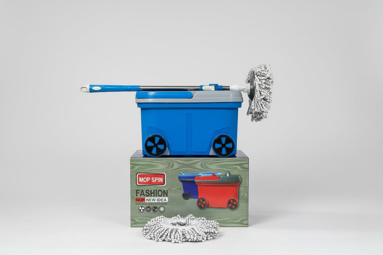 Premium BMW Spin Mop- ৮ চাকার প্রিমিয়াম মপ বাকেট