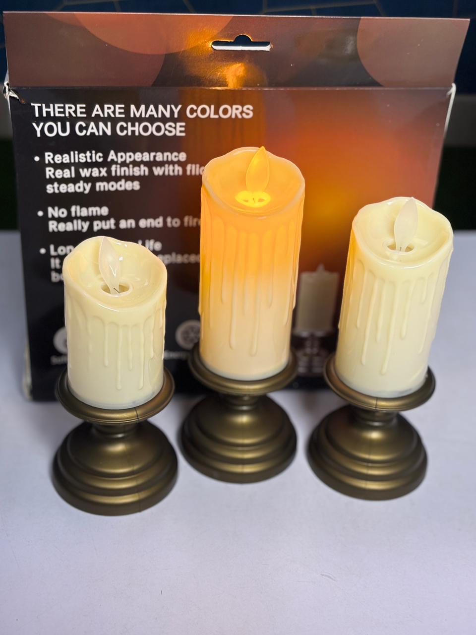 Frameless LED Candle Lights With Stand