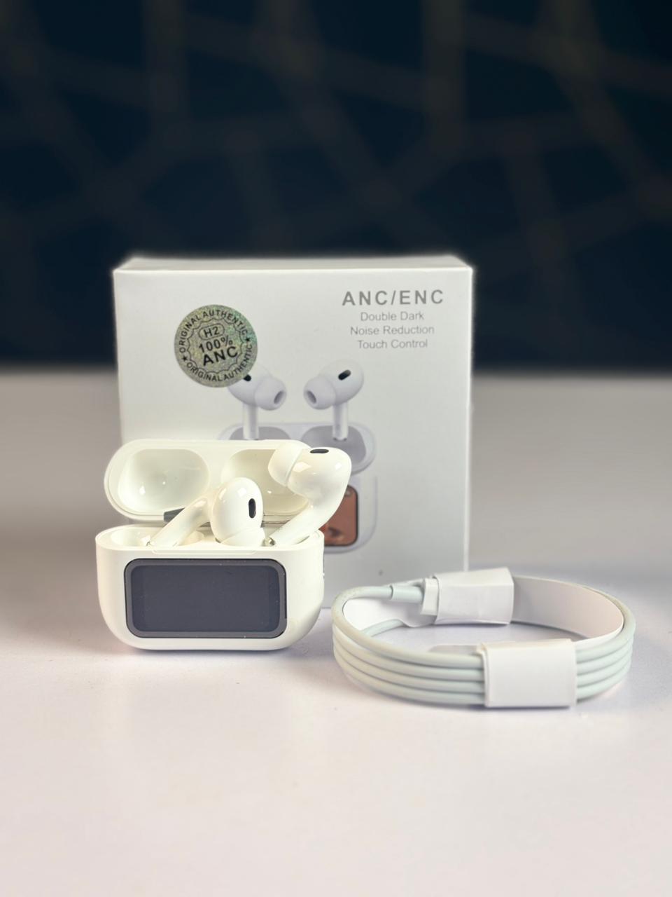 Airpods A9 Pro ANC Touch Screen Display Earbuds-H2