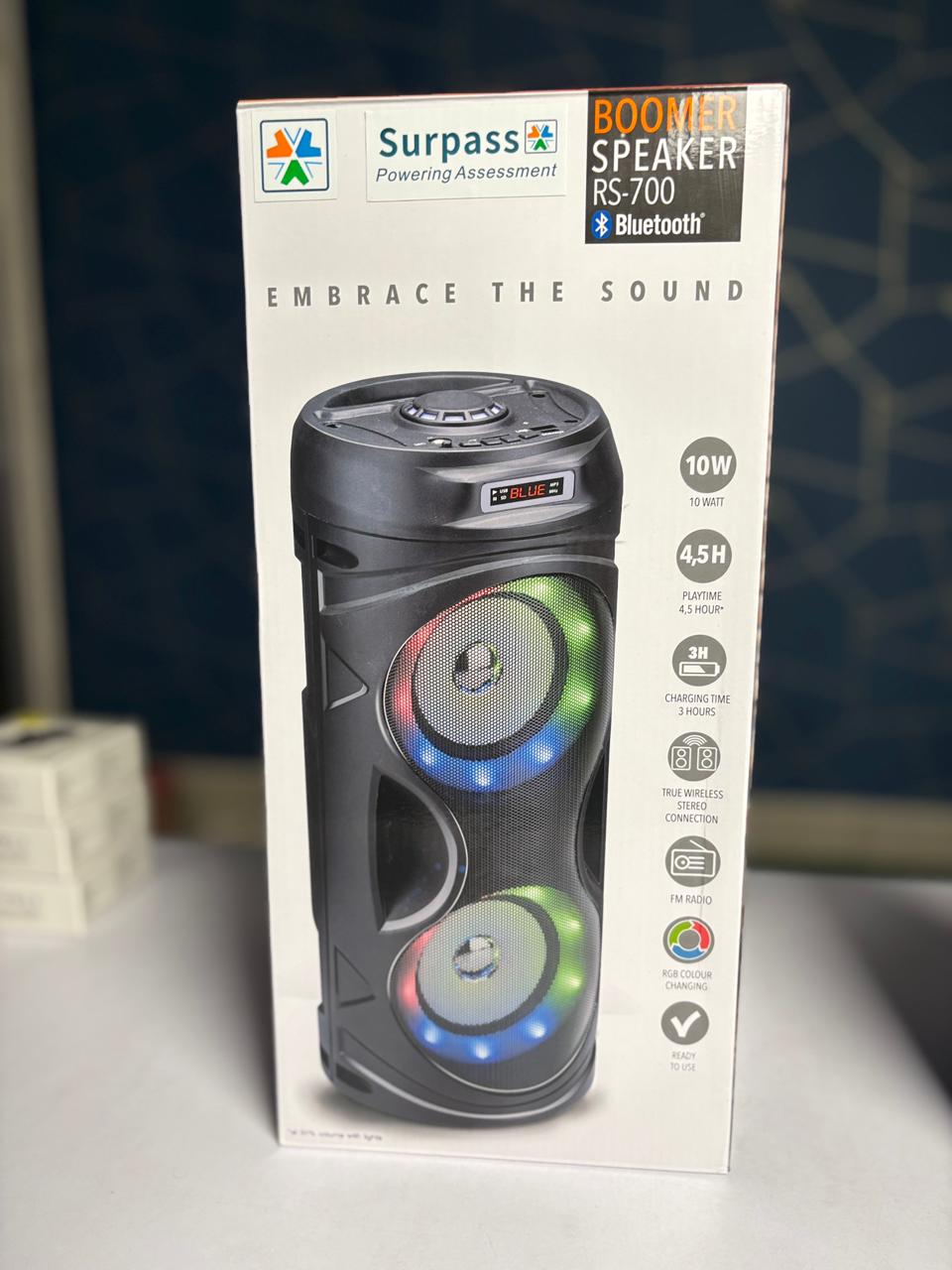 Surpass Boomer RS-700 Bluetooth Speaker