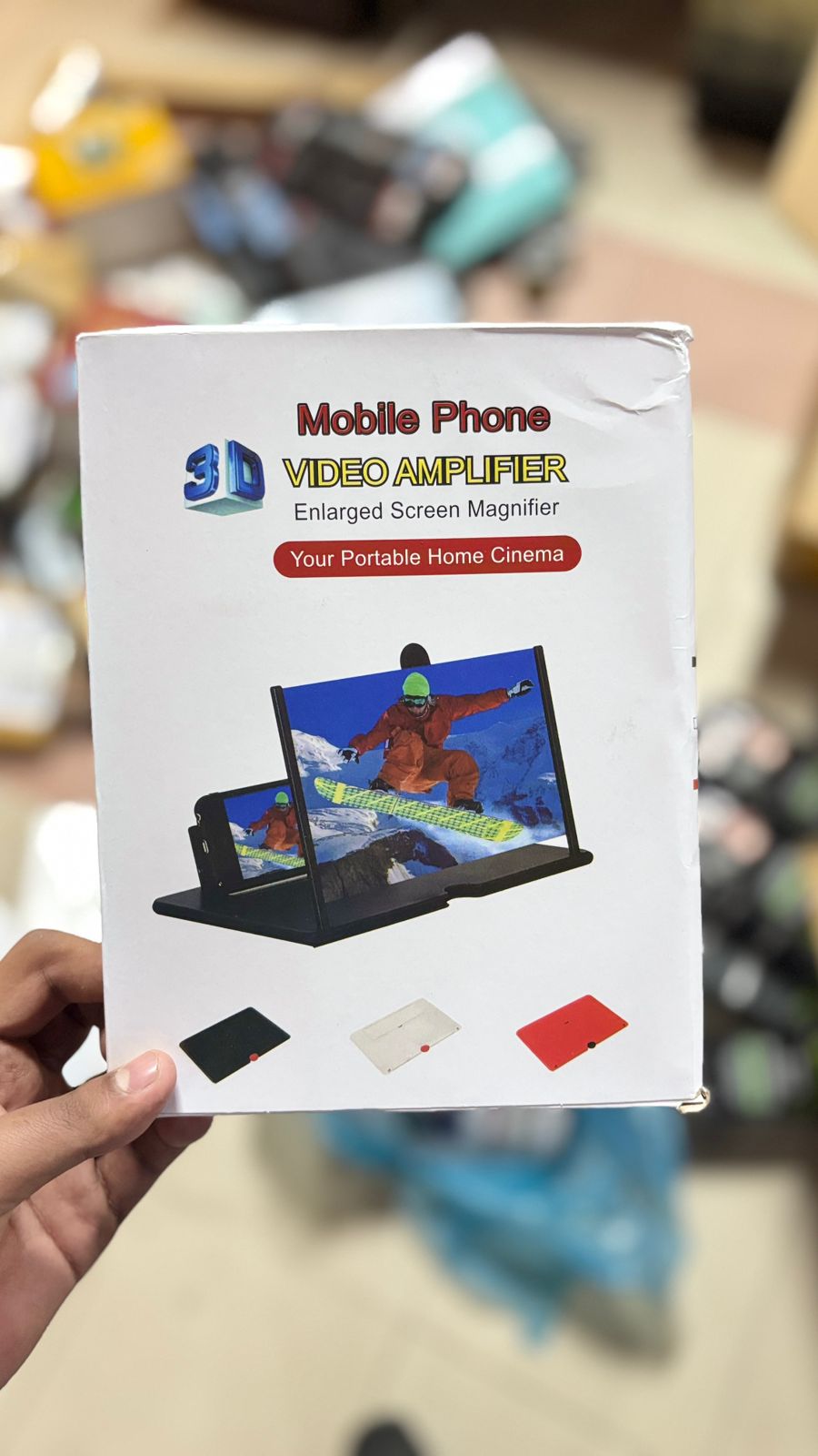 3D Mobile Phone Screen Magnifier & Video Amplifier