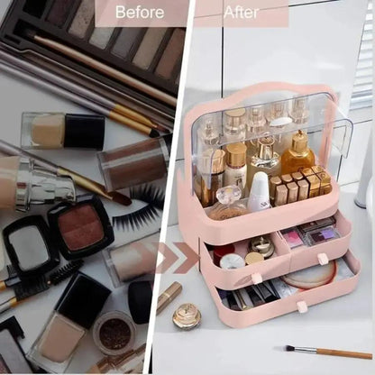 Cosmetics Makeup storage box - HT Bazar