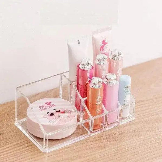 Cosmetics Organizer Box Transparent - HT Bazar