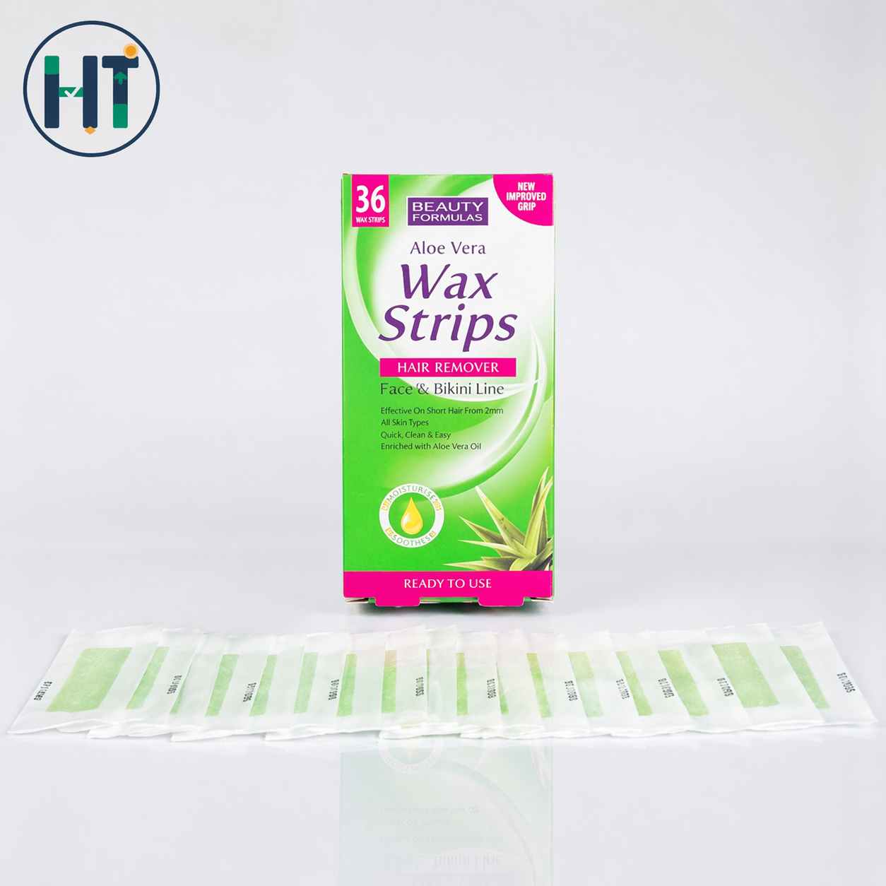 Beauty Formulas Aloe Vera Wax Strips