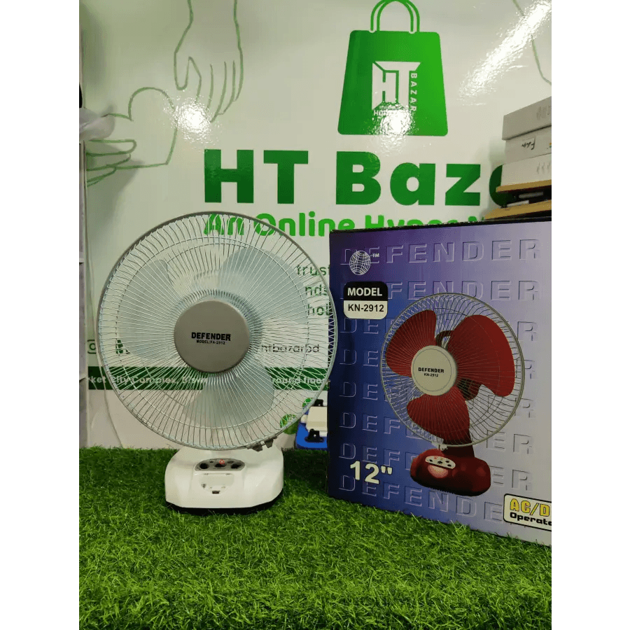 Deffender 12" Rechargeble Fan - HT Bazar